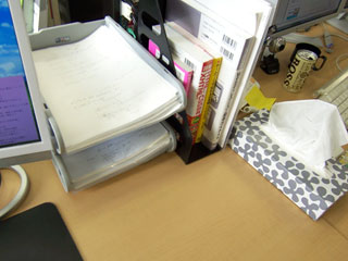 書類を分類して整理しました