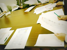 本日のデザイン説明会の様子