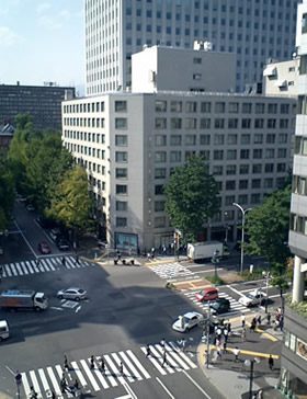 アイタスのオフィスから見える景色